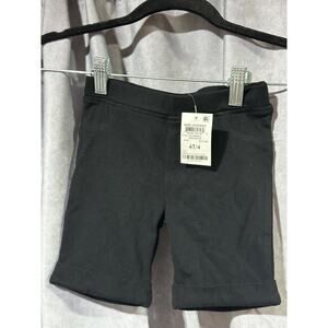 Epic Threads Bermuda Shorts Toddler Girls 4T Deep Black Elastic Waist Pull On~